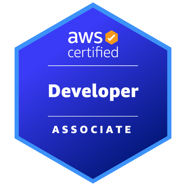 AWS Certified Developer – Associate badge held by Mactores engineers