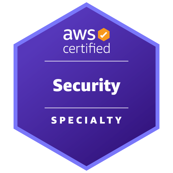 AWS Certified Security – Specialty badge held by Mactores engineers