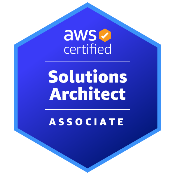AWS Certified Solutions Architect – Associate badge held by Mactores engineers